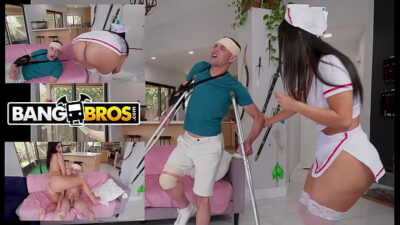 BANGBROS – Johnny Love Hijacks His Ailing Curvy Latin Nurse Violet Myers