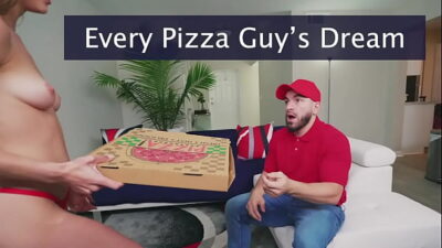 BANGBROS – Peter Green Delivers Pizza With Extra Sausage To Blonde Teen Macy Meadows