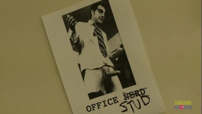 Cocksucker with blonde hair gets her pussy eaten out and fucked in the office