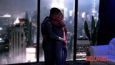 SEXMEX – SPIDER GIRL BANGED BY SUPERHEROES . LULA